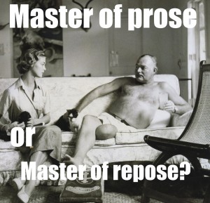 writer ernest hemingway meme